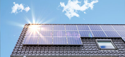 Photovoltaik auf einem Hausdach